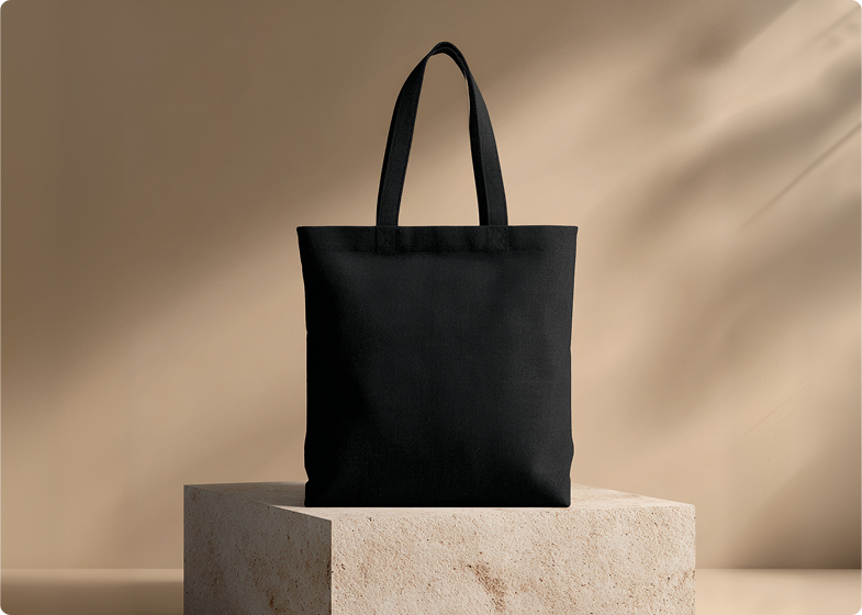 Large Square 5oz cotton bag