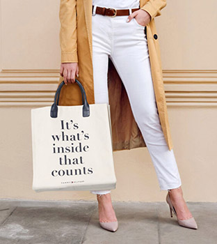 Large Square cotton bag lifestyle preview